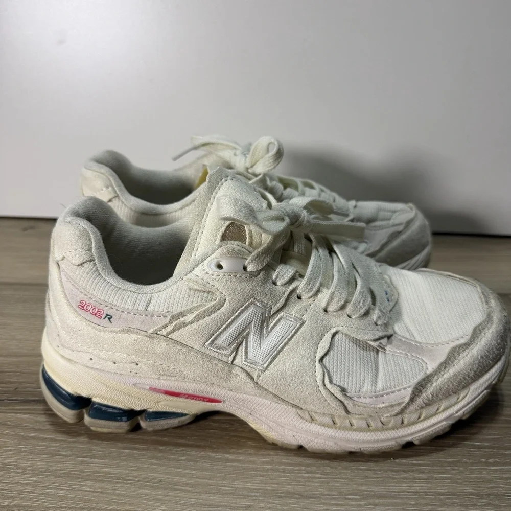 New Balance 2002R Protection Pack Sea Salt Shoes Mens Size 4.5 White M2002RDC